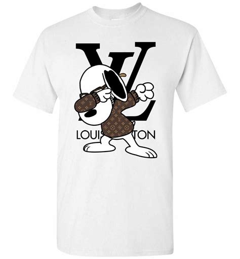 t shirt louis vuitton snoopy|louis vuitton t shirts men.